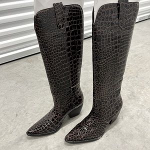 Matisse Croc Stella Western Boot